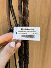 Load image into Gallery viewer, Heritage wide cavesson hunter bridle
